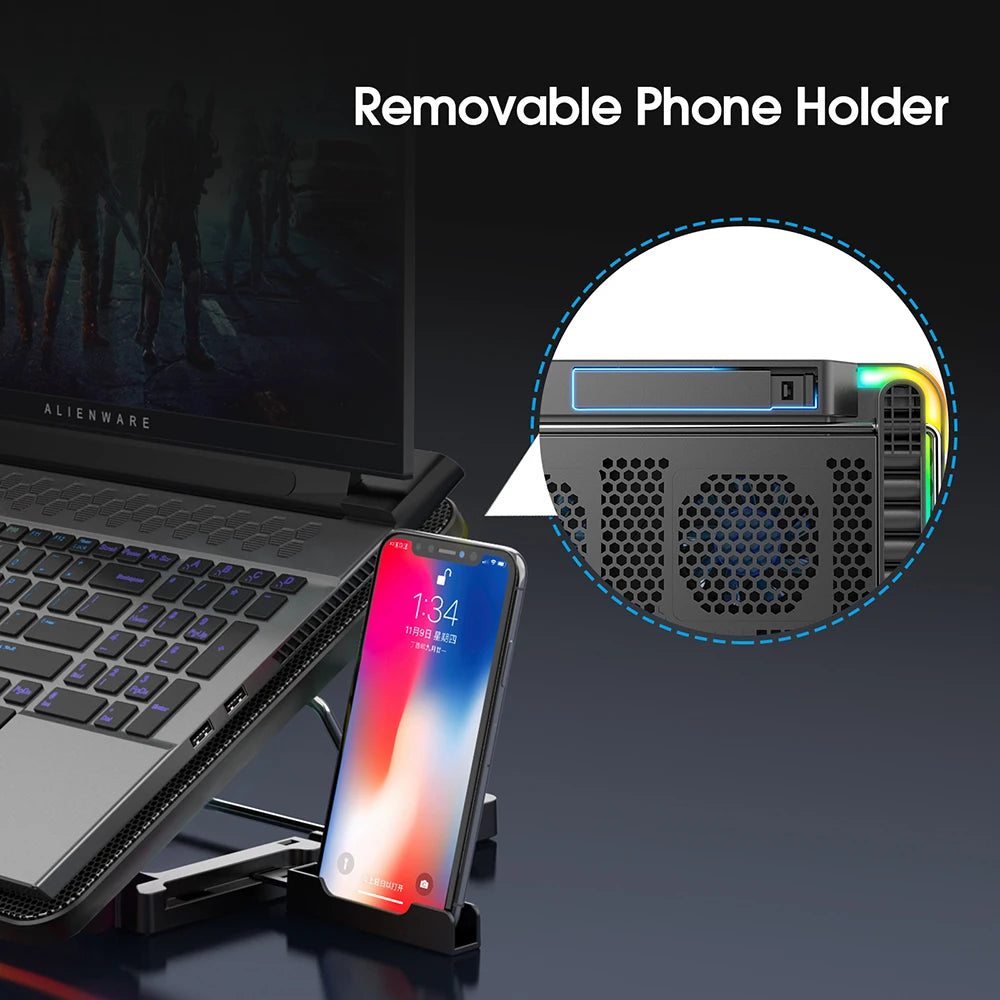 Laptop Cooling Pad with 6 Fans
