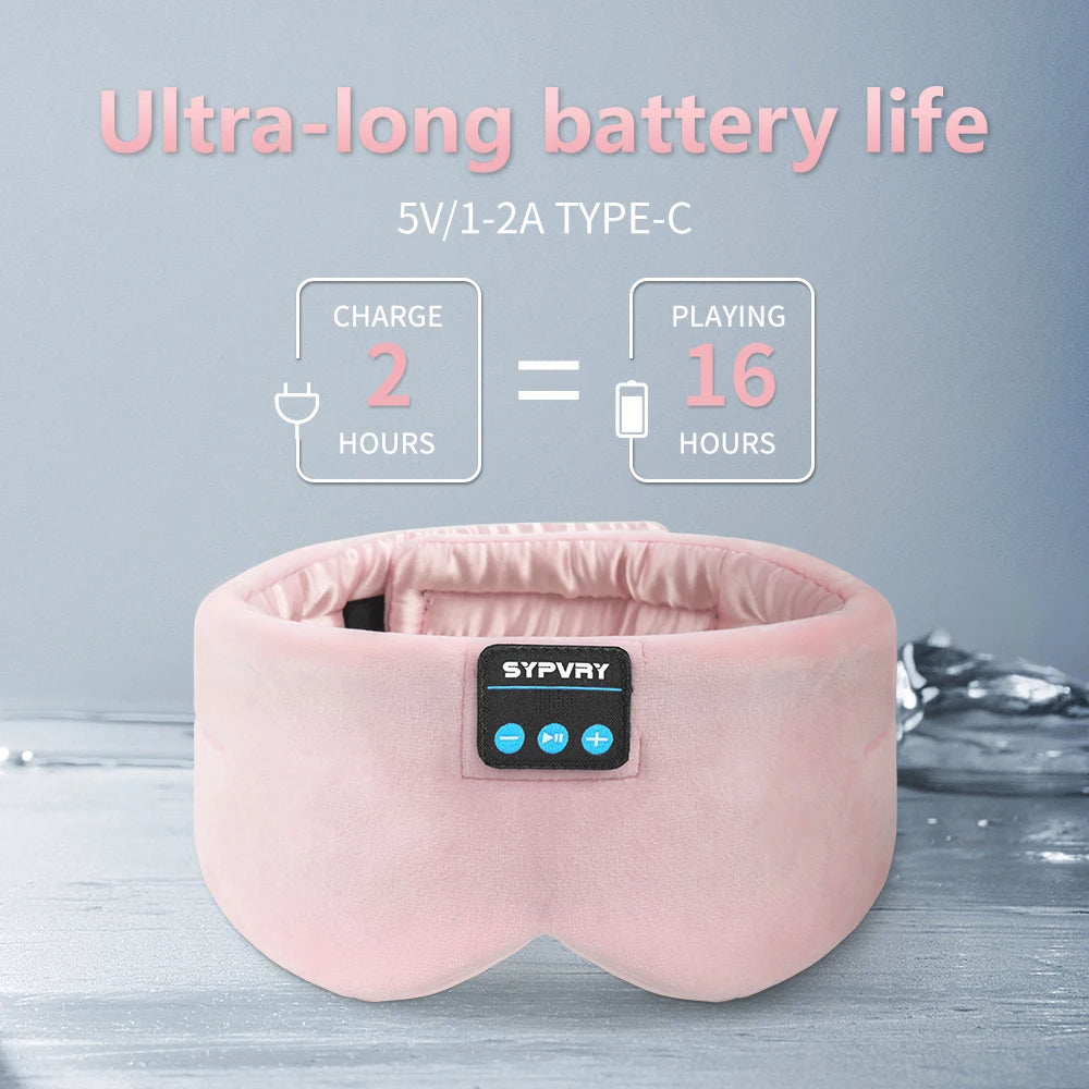 Bluetooth Sleeping Headphones Eye Mask