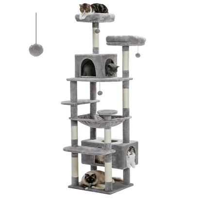 Large Cat Tree Tower with Scratching Posts