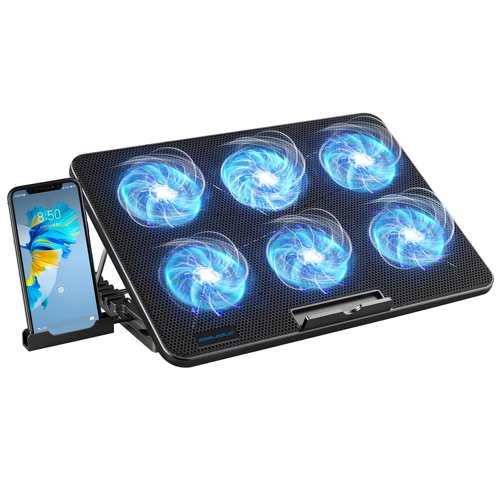 Laptop Cooling Pad with 6 Fans